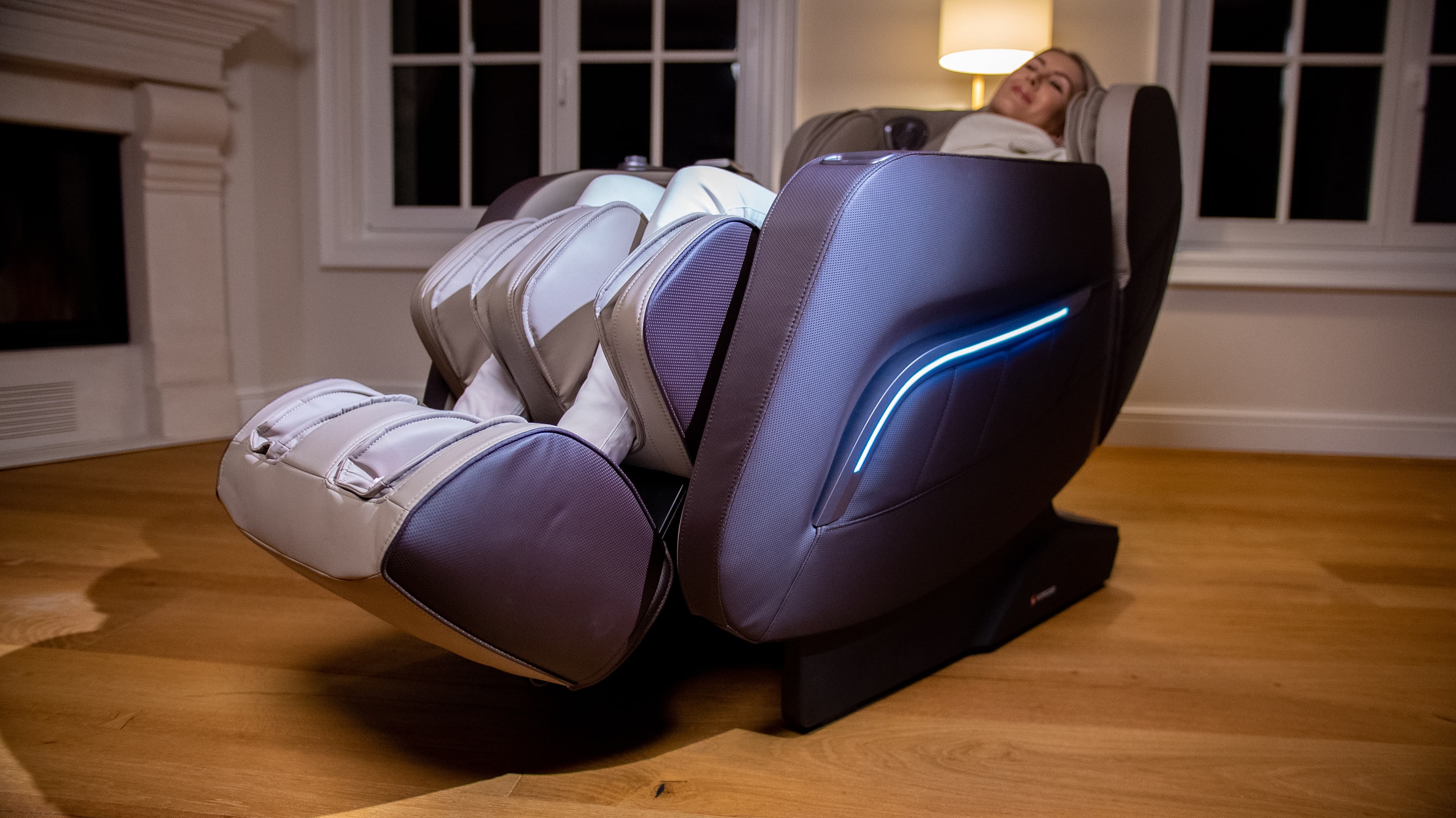 Fußmassage mit Luftkissen